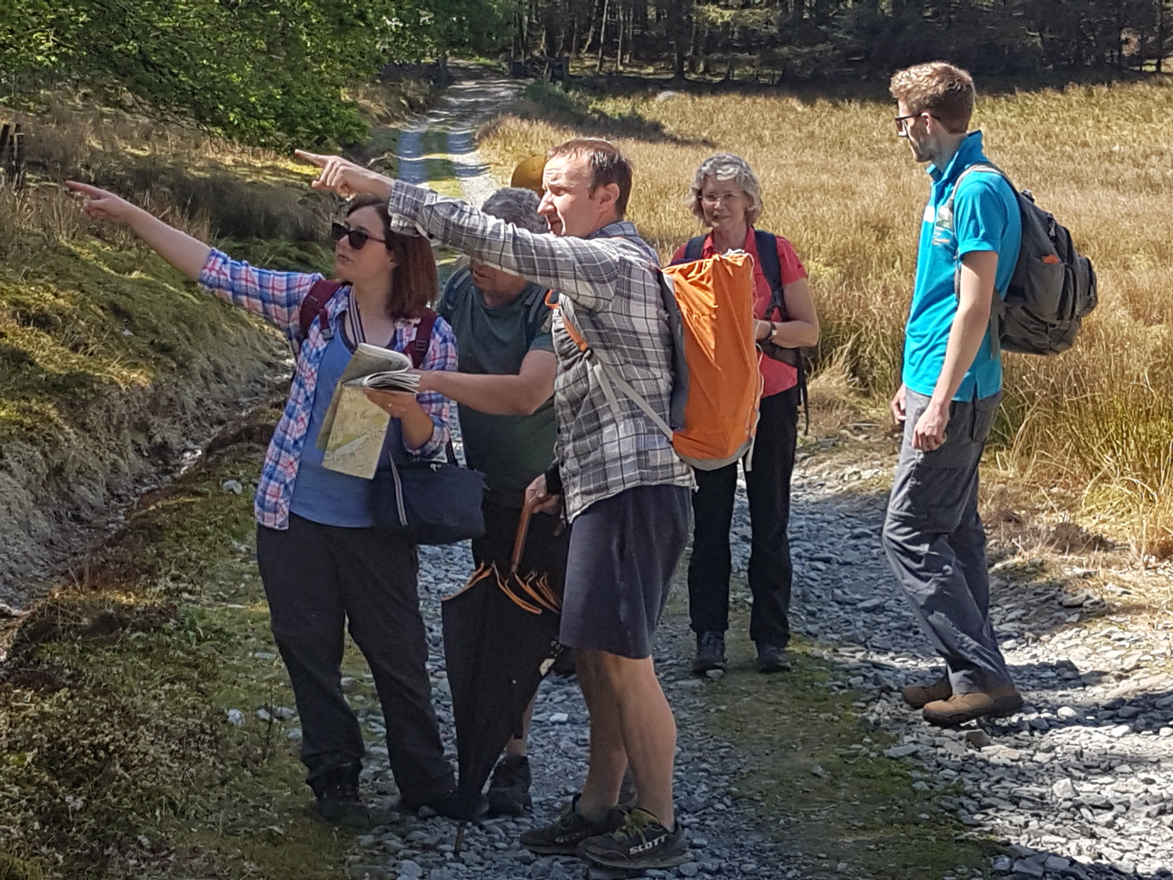 Image: Louise Marsh, Snowdonia Society training